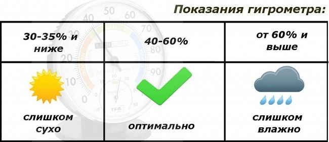 оптимальная влажность в квартире
